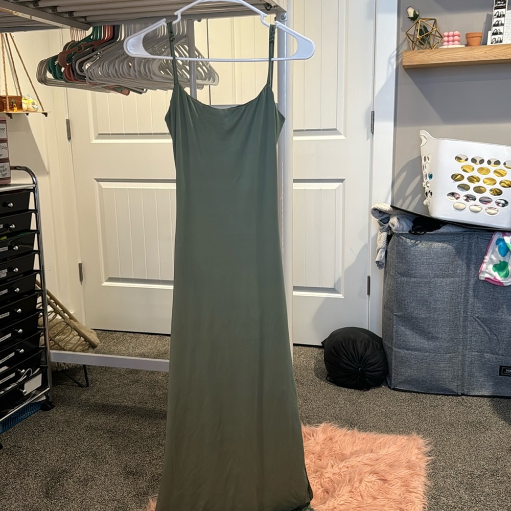 Green dress